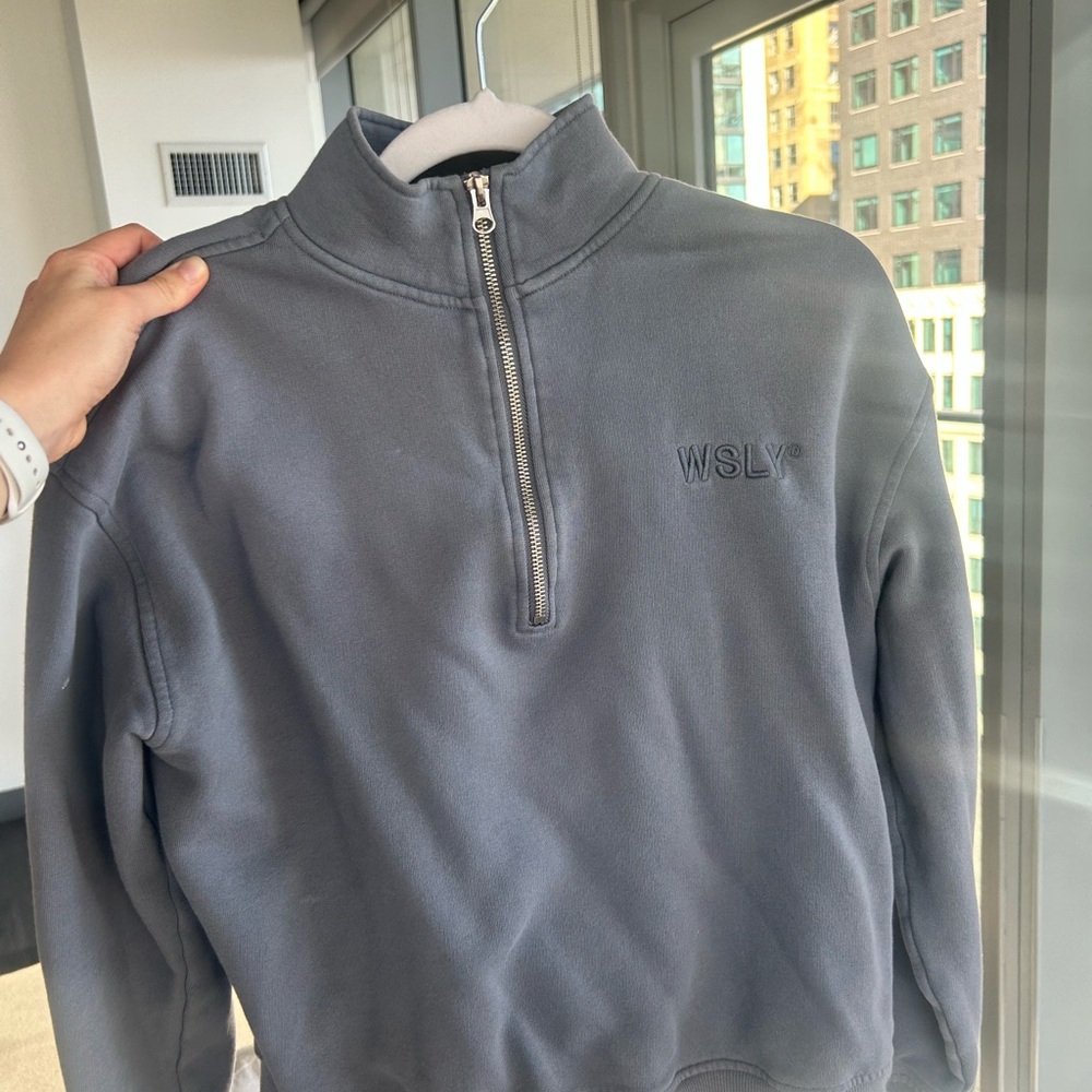 Bandier WSLY Blue Quarterzip